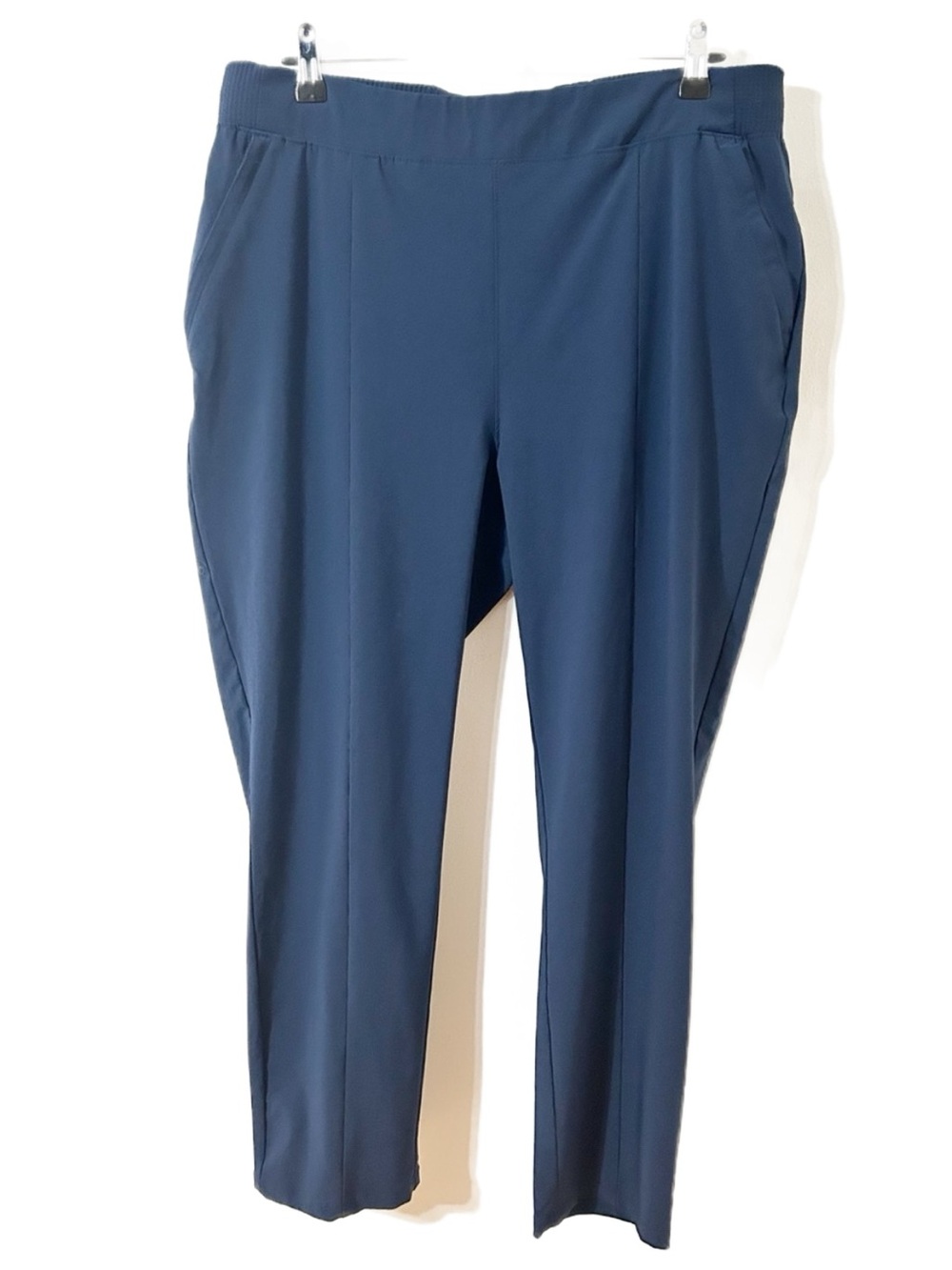 Columbia Sportswear PFG High Rise Pull-On Straight Leg  Blue Athleisure Pants